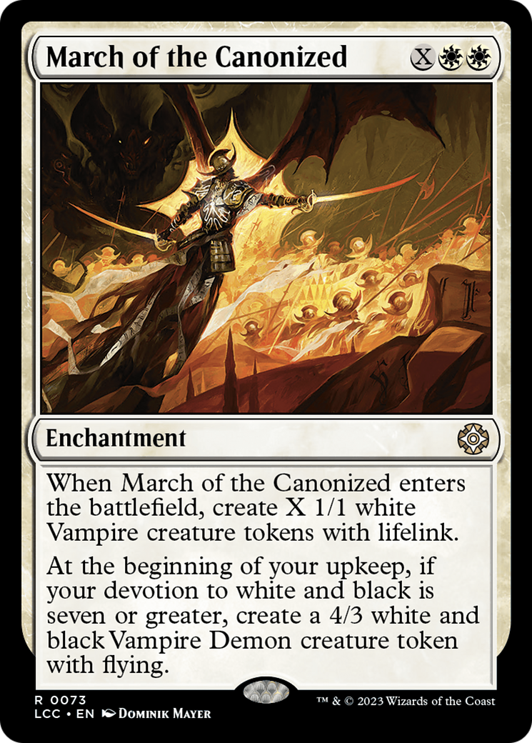 March of the Canonized [The Lost Caverns of Ixalan Commander]-1