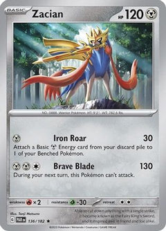 Zacian - 136/182/182  Deck Exclusives - Rare-1