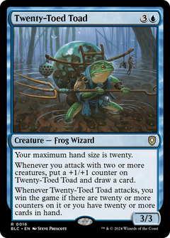 Twenty-Toed Toad (BLC-016) - Bloomburrow Commander-1