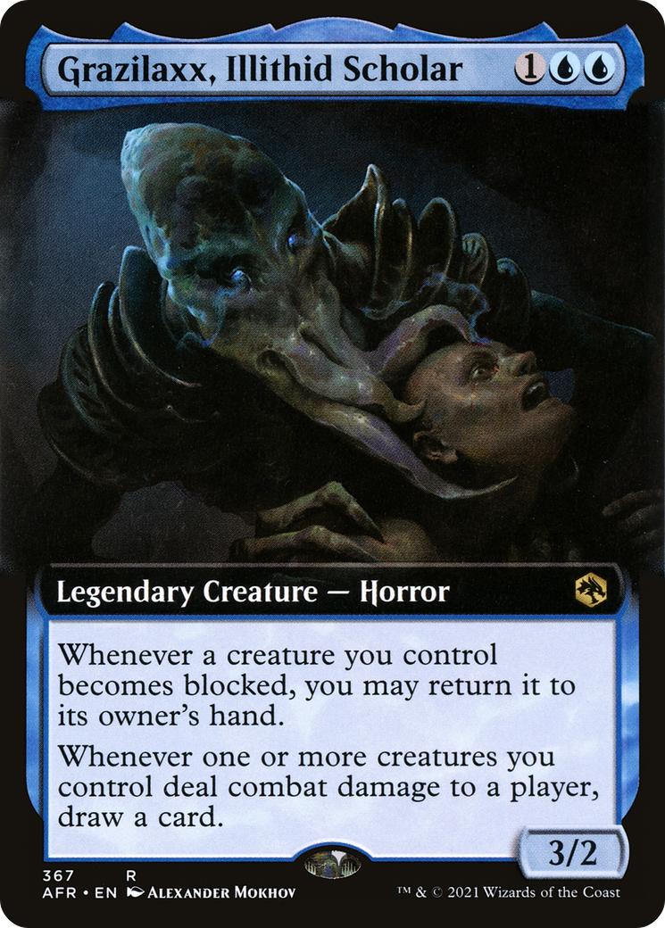 Grazilaxx, Illithid Scholar (Extended Art) [Dungeons & Dragons: Adventures in the Forgotten Realms]-1