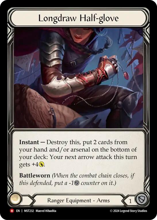Longdraw Half-glove [MST232] (Part the Mistveil)  Cold Foil-1