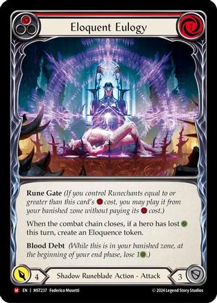 Eloquent Eulogy [MST237] (Part the Mistveil)  Rainbow Foil-1