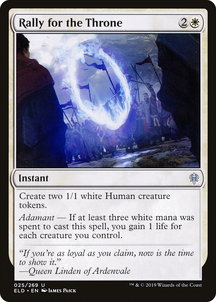 Rally for the Throne [Throne of Eldraine]-1