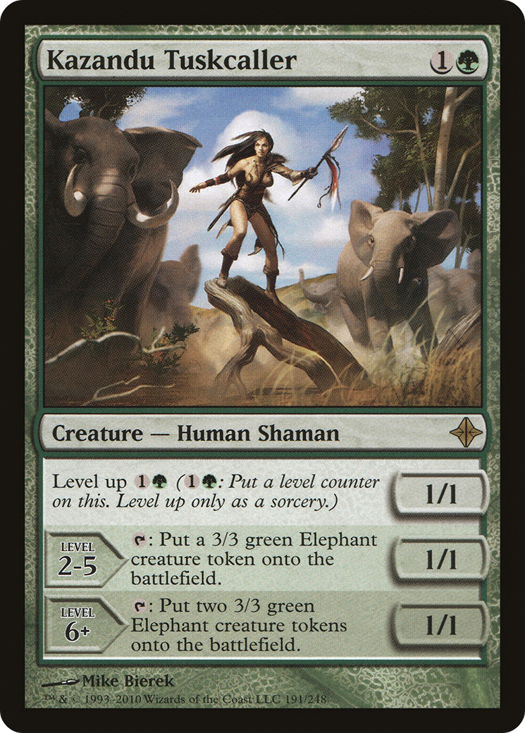 Kazandu Tuskcaller [Rise of the Eldrazi]-1