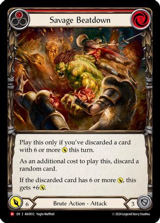 Savage Beatdown [AKO012] (Armory Deck: Kayo)-1