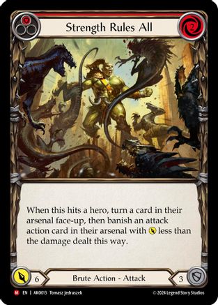 Strength Rules All [AKO013] (Armory Deck: Kayo)  Rainbow Foil-1