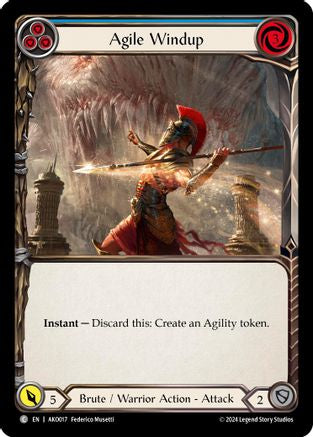 Agile Windup (Blue) [AKO017] (Armory Deck: Kayo)-1