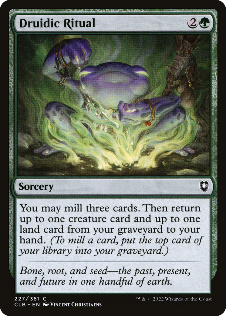 Druidic Ritual [Commander Legends: Battle for Baldur's Gate]-1