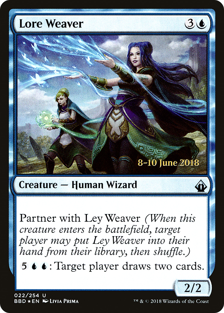 Lore Weaver [Battlebond Prerelease Promos]-1