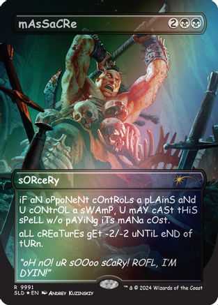 mAsSaCRe (Rainbow Foil) (SLD-9991) - Secret Lair Drop Series Foil-1