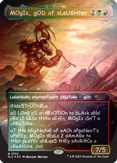 MOgIs, gOD of sLaUGHter (9994) (Rainbow Foil) [Secret Lair Drop Series]-1