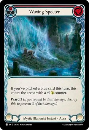 Waxing Specter [ENG010] (Part the Mistveil Enigma Blitz Deck)-1