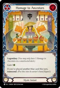 Homage to Ancestors [ENG026] (Part the Mistveil Enigma Blitz Deck)-1
