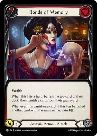 Bonds of Memory (Red) [NUU008] (Part the Mistveil Nuu Blitz Deck)-1