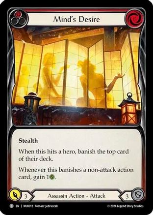 Mind's Desire (Red) [NUU012] (Part the Mistveil Nuu Blitz Deck)-1