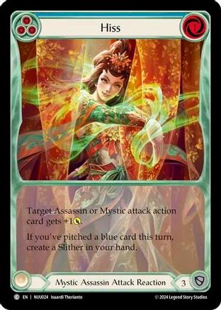 Hiss (Blue) [NUU024] (Part the Mistveil Nuu Blitz Deck)-1