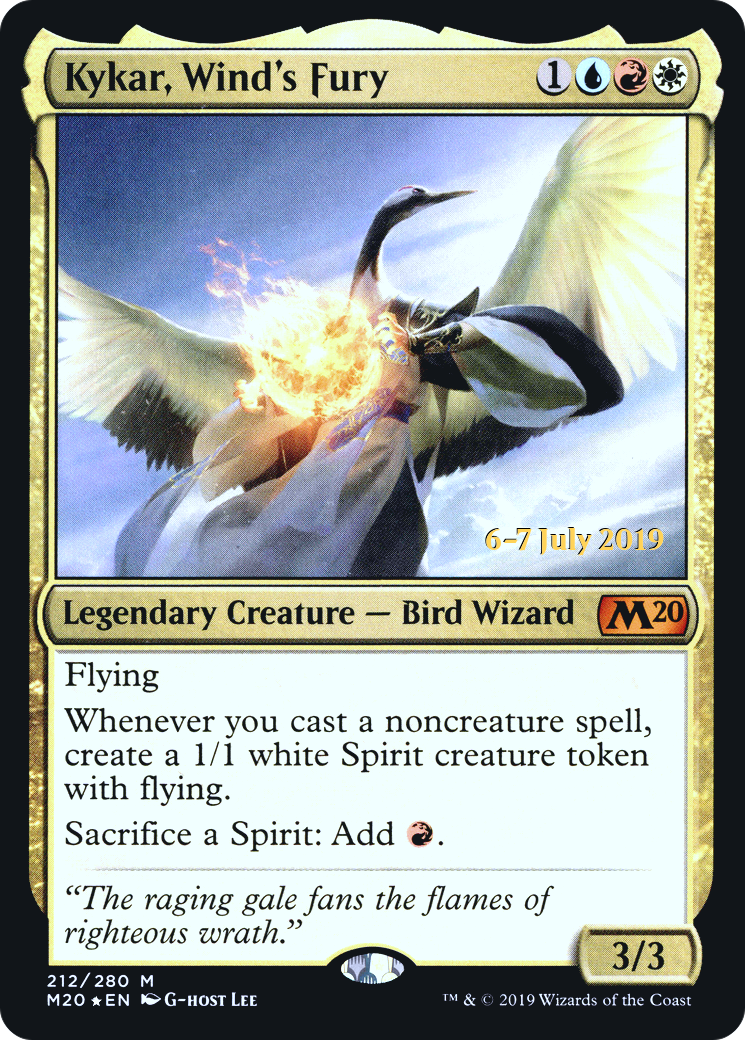 Kykar, Wind's Fury [Core Set 2020 Prerelease Promos]-1