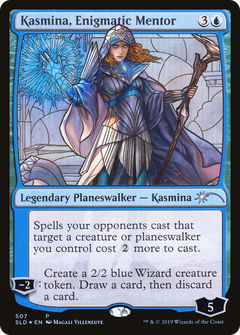 Kasmina, Enigmatic Mentor (Stained Glass) [Secret Lair Drop Promos]-1