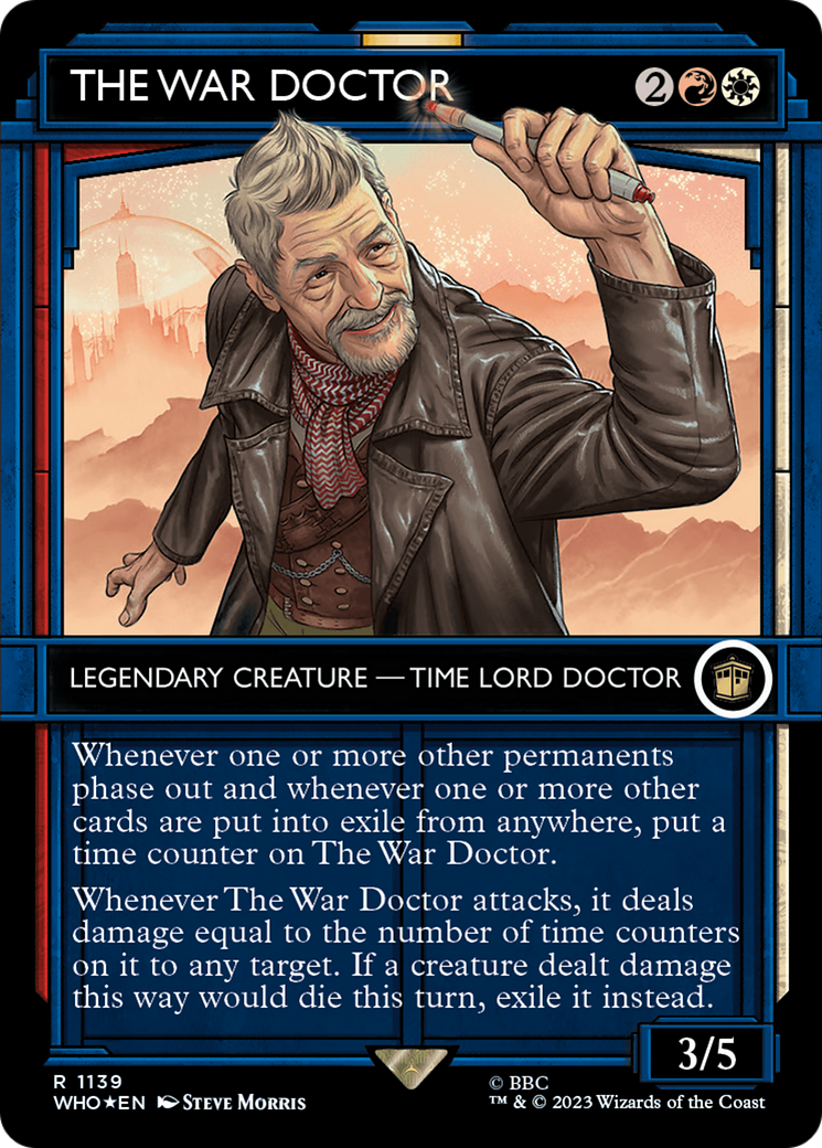 The War Doctor (Showcase) (Surge Foil) [Doctor Who]-1