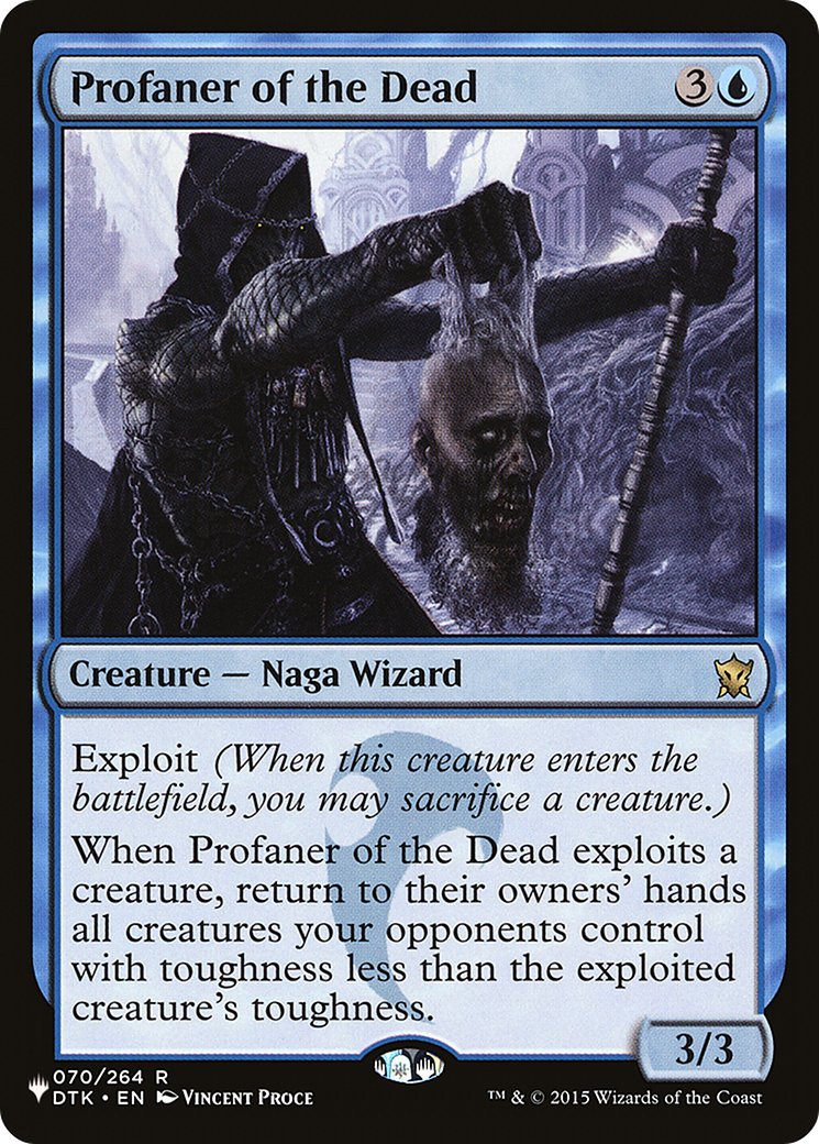 Profaner of the Dead [The List]-1