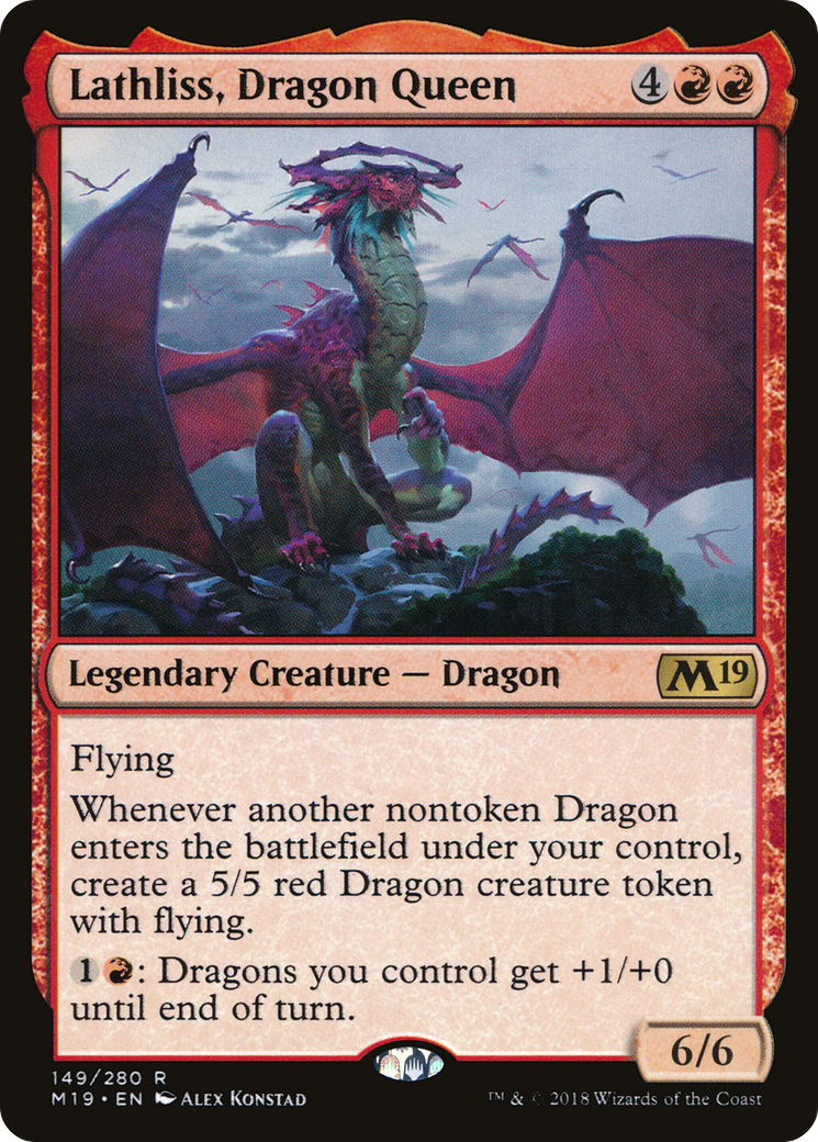 Lathliss, Dragon Queen [Core Set 2019]-1