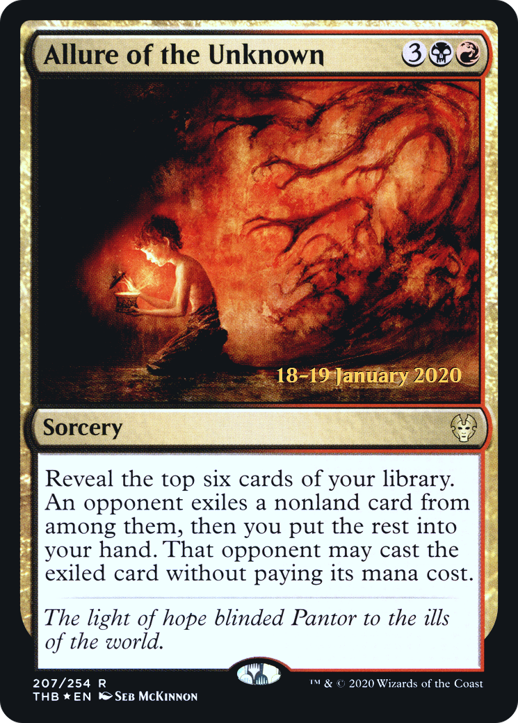 Allure of the Unknown [Theros Beyond Death Prerelease Promos]-1