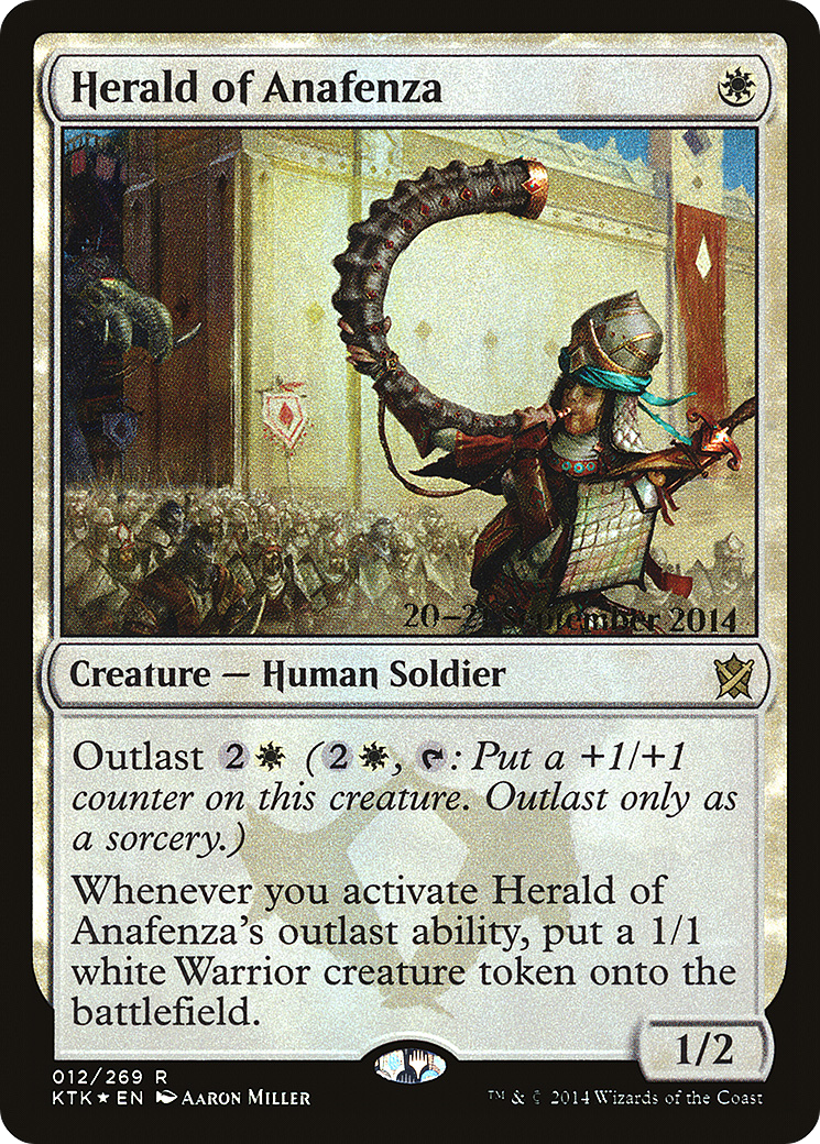 Herald of Anafenza [Khans of Tarkir Prerelease Promos]-1