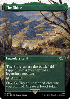 The Shire (Borderless) (Surge Foil) [The Lord of the Rings: Tales of Middle-Earth]-1