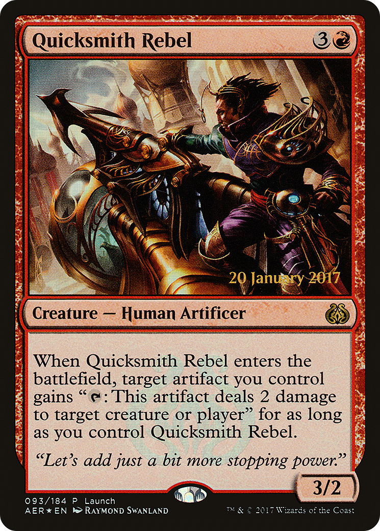 Quicksmith Rebel (Launch) [Aether Revolt Promos]-1