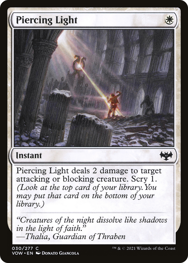 Piercing Light [Innistrad: Crimson Vow]-1