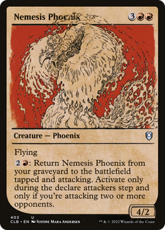 Nemesis Phoenix (Showcase) [Commander Legends: Battle for Baldur's Gate]-1
