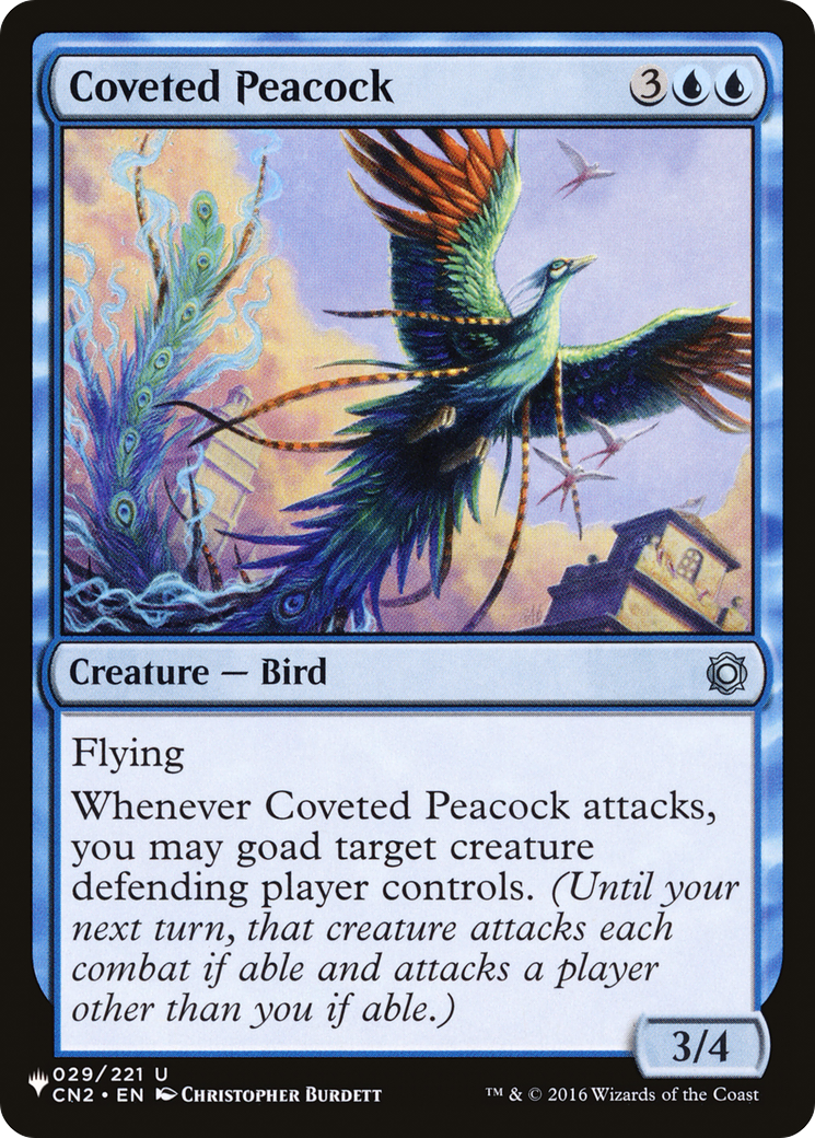 Coveted Peacock [The List]-1