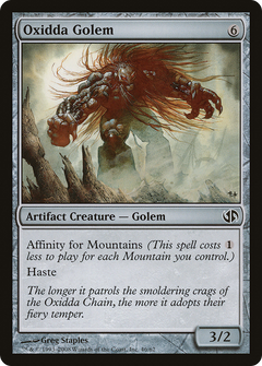Oxidda Golem [Duel Decks: Jace vs. Chandra]-1
