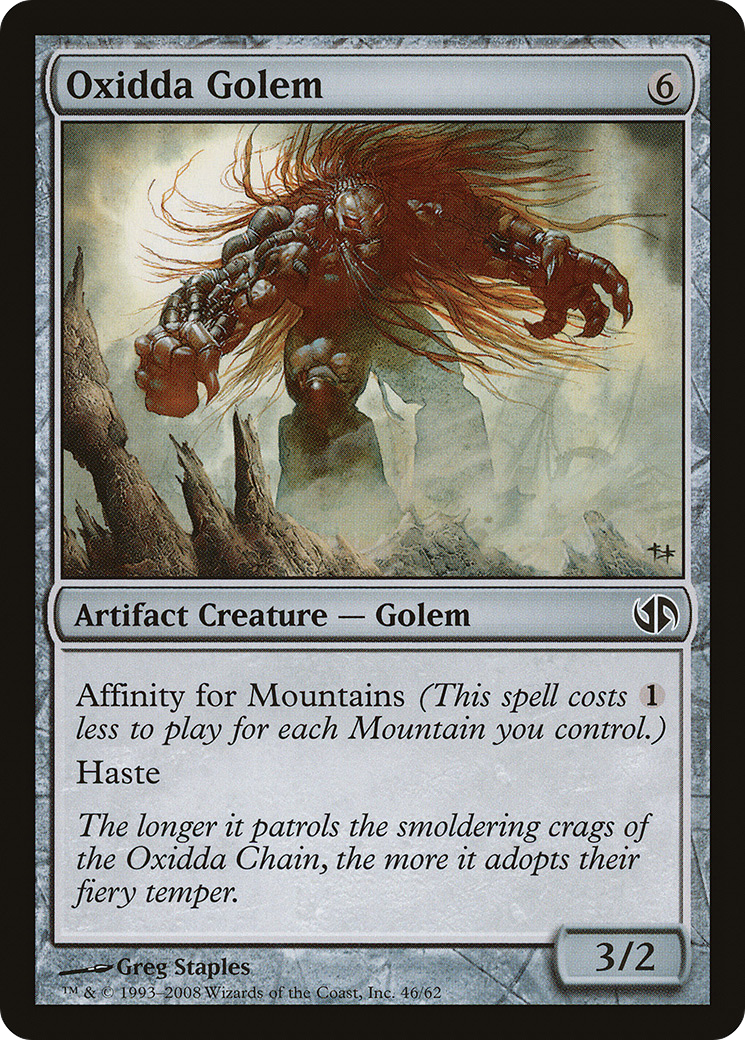 Oxidda Golem [Duel Decks: Jace vs. Chandra]-1