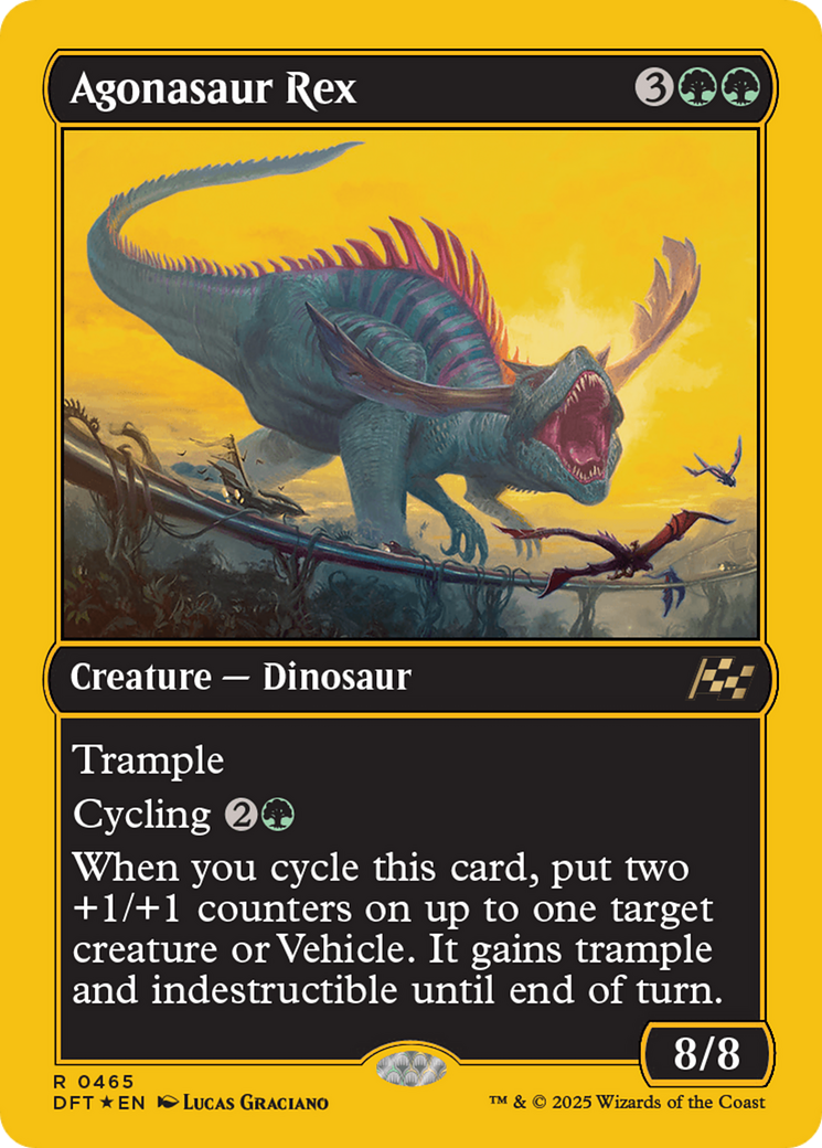 Agonasaur Rex (First-Place Foil) [Aetherdrift]-1