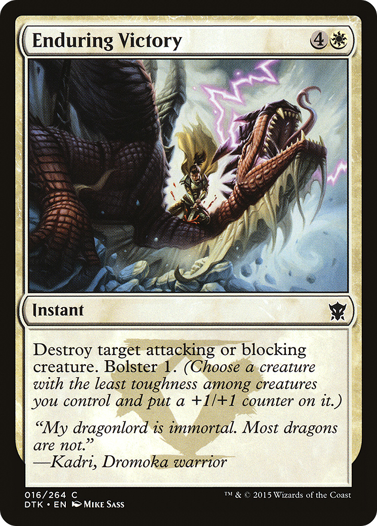 Enduring Victory [Dragons of Tarkir]-1