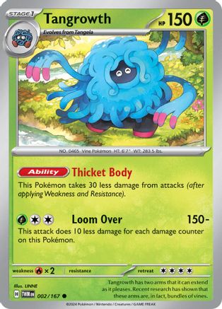 Tangrowth (002/167) [Scarlet & Violet: Twilight Masquerade]-1
