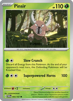 Pinsir (003/167) [Scarlet & Violet: Twilight Masquerade]-1