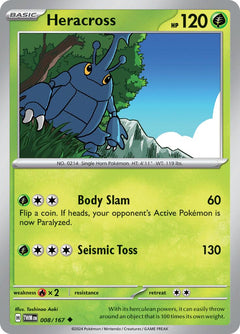 Heracross (008/167) [Scarlet & Violet: Twilight Masquerade]-1