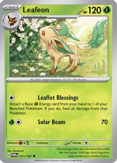 Leafeon (011/167) [Scarlet & Violet: Twilight Masquerade]-1