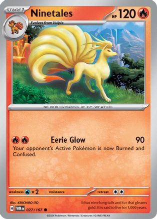 Ninetales (027/167) [Scarlet & Violet: Twilight Masquerade]-1