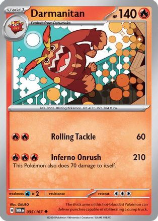 Darmanitan (035/167) [Scarlet & Violet: Twilight Masquerade]-1