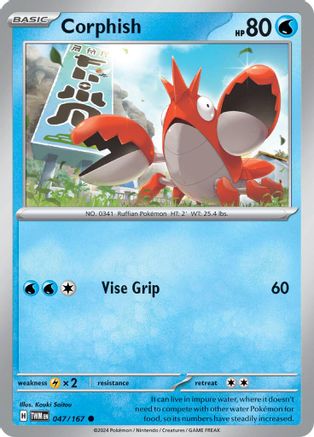 Corphish (047/167) [Scarlet & Violet: Twilight Masquerade]-1