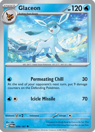 Glaceon (054/167) [Scarlet & Violet: Twilight Masquerade]-1