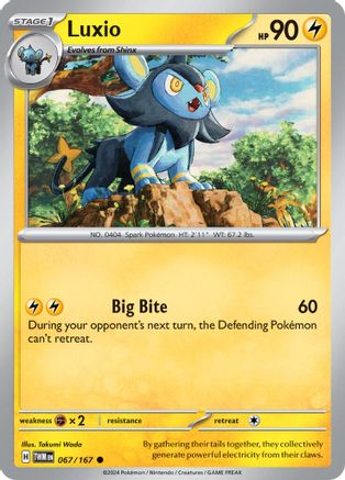 Luxio (067/167) [Scarlet & Violet: Twilight Masquerade]-1