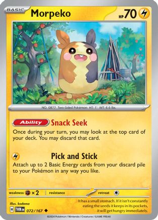 Morpeko (072/167) [Scarlet & Violet: Twilight Masquerade]-1