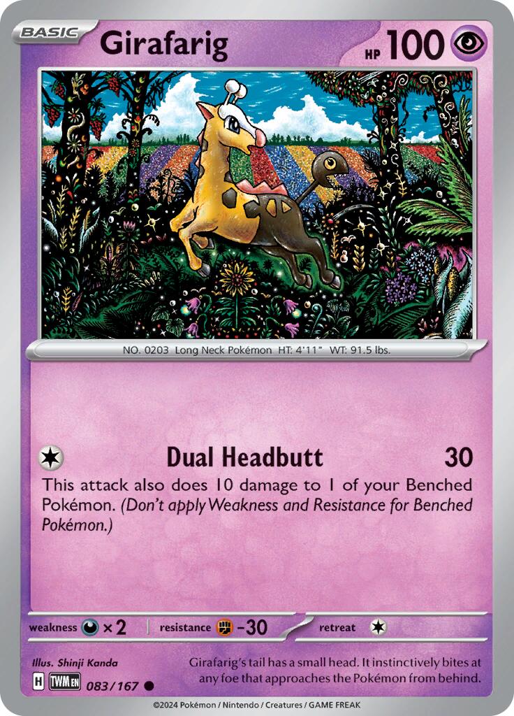 Girafarig (083/167) [Scarlet & Violet: Twilight Masquerade]-2