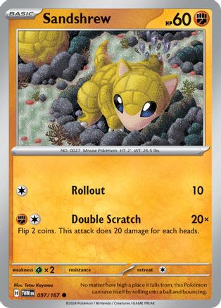 Sandshrew (097/167) [Scarlet & Violet: Twilight Masquerade]-1