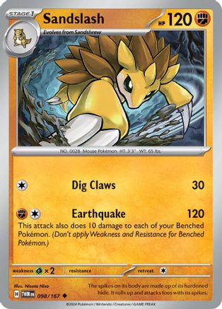 Sandslash (098/167) [Scarlet & Violet: Twilight Masquerade]-1