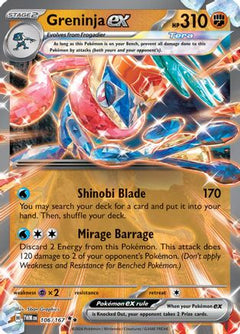Greninja ex (106/167) [Scarlet & Violet: Twilight Masquerade]-1